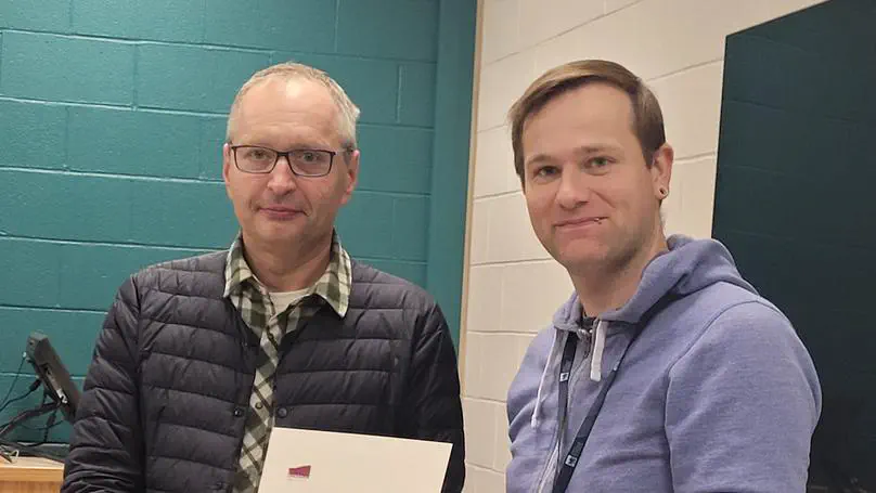 Marius wins Academic Excellence Award!